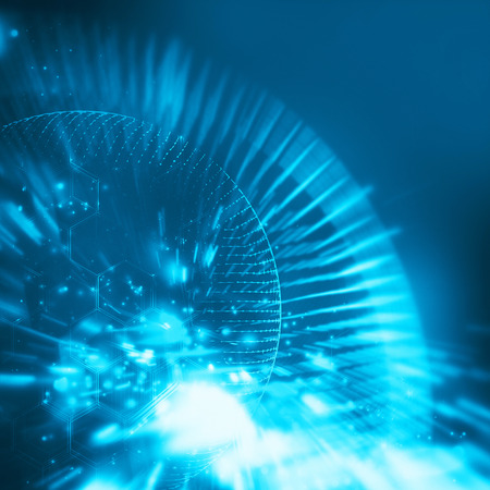 Abstract technology illustrationの写真素材