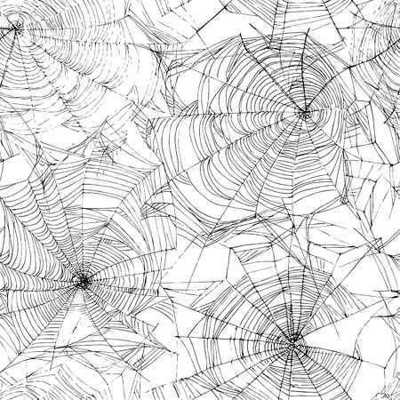 Vector Halloween seamlessのイラスト素材