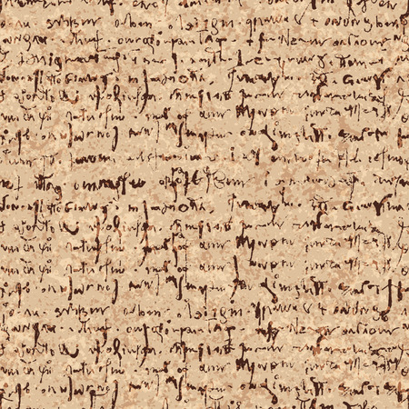 Old letter seamless pattern with textures and hand draw abstract letteringのイラスト素材