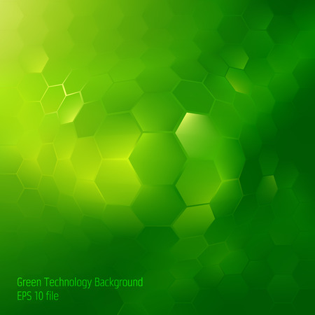 Vector abstract hexagon geometrical background. Technology pattern with shiny hexagon formsのイラスト素材