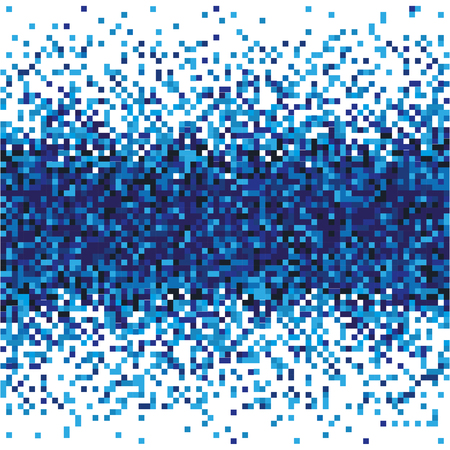 abstract data flow technology pattern. blue squares backgroundのイラスト素材