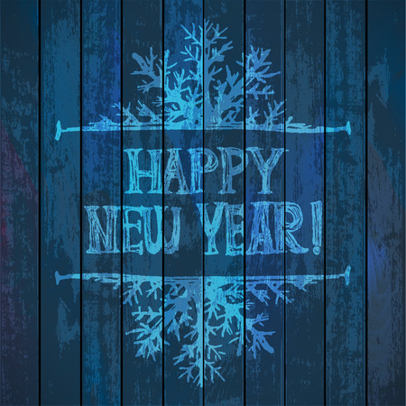 Happy New Year and Merry Christmas Letteringの写真素材