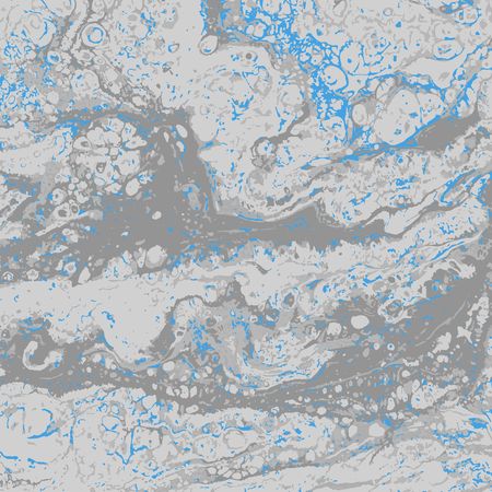 Vector marble texture backgrounds. Ink marbling brown textures. Hand drawn marble illustrations. Painting on water, liquid ackryl and watercolor painting. Vector marbled texture, grey and blue colorsのイラスト素材