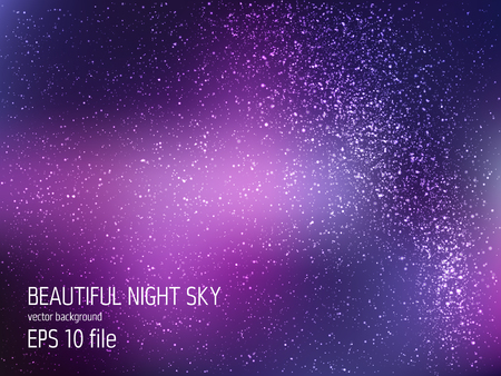 Space vector background with stars. Universe illustration. Colored cosmos backdrop with stars claster.のイラスト素材