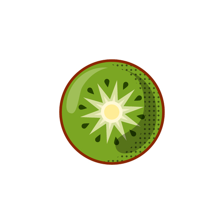 Fresh juicy fruit - cherry vector icon isolated on white background. Cherry icon, flat style, fruit vector illustration. Healthy food single object - isolated berry cherry.のイラスト素材