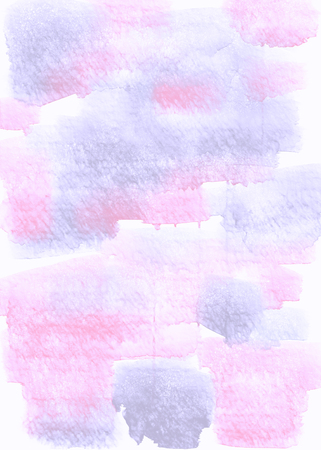 pink and grey watercolor vertical background. Hand draw watercolor backdrop with flowing paint and water. Effect of transparent paper and liquid technique of drawingの写真素材