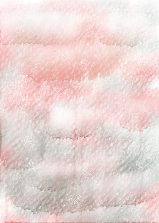 pink and grey watercolor vertical background. Hand draw watercolor backdrop with flowing paint and water. Effect of transparent paper and liquid technique of drawingの写真素材