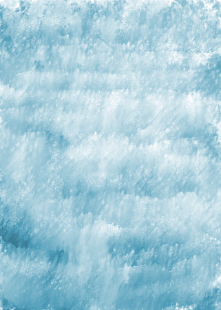 Blue watercolor vertical background. Hand draw watercolor backdrop with flowing paint and waterの写真素材