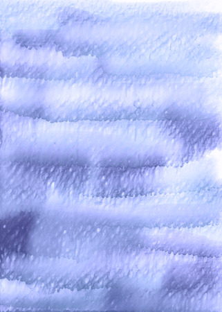 Blue watercolor vertical background. Hand draw watercolor backdrop with flowing paint and waterの写真素材