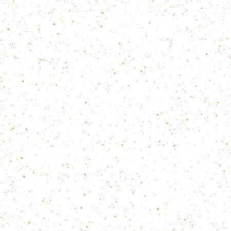Abstract vector shiny golden textured dust, spots with sparkled gold foil on white background. Golden foil glitter background for Christmas, Wedding, Birthday eventsのイラスト素材