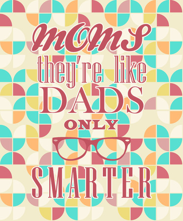 Mother day greeting cardのイラスト素材