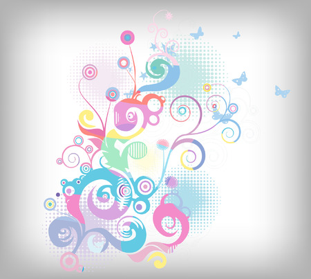 Bright grunge backgroundのイラスト素材