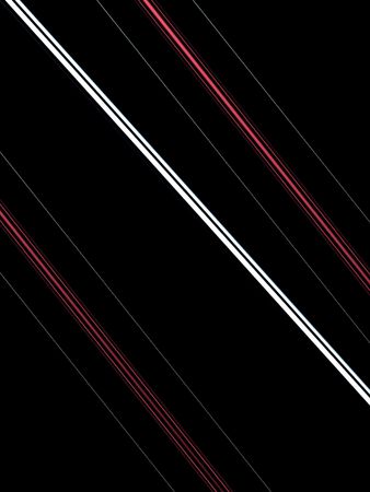 Red and White Contemporary Design.  Black copy space in background.  Red and White modern stripes in foreground.の写真素材