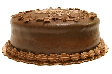 Chocolate Cake - wholeの写真素材