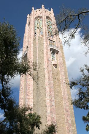 Historic Bok Tower Sancutary and Botanical Gardens in Winter Haven Florida.の写真素材