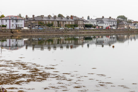 Boats in Dungarvan pier, Waterford, Irelandのeditorial素材