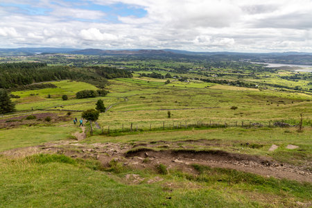 Trail to Knocknarea mountain, Grange North, Knockaree, Sligo, Ireland