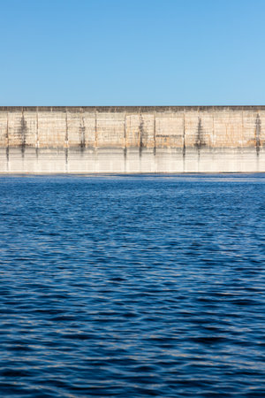 Mansfield dam in Colorado river, Austin, Texas, USAの写真素材