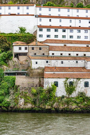 Buildings around Douro river, Porto, Portugalの写真素材