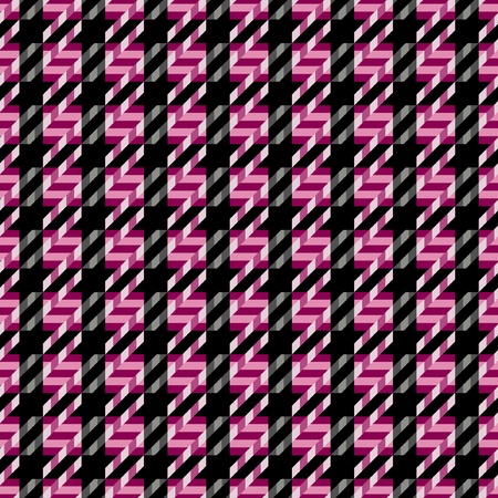 Seamless tweed texture pattern in magenta and black. のイラスト素材