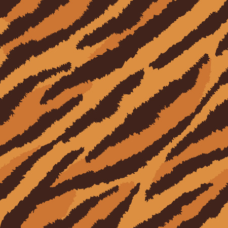 Tiger fur texture pattern repeats seamlessly.のイラスト素材