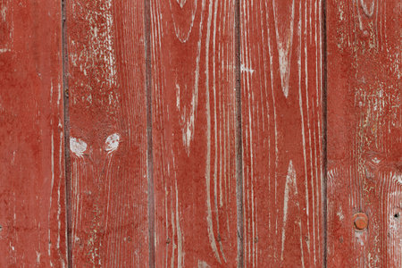 Old wood texture background with natural pattern. Red nature backdropの写真素材