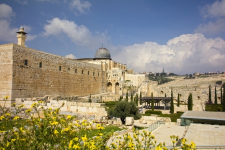 Temple Mount in the Old City of Jerusalem, Israel の写真素材