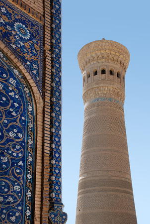 Kalyan Minaret in Bukharaの写真素材