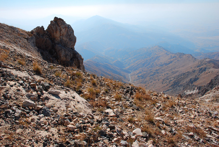 Perspective from the top in the Western Tien Shan. Uzbekistan Perspective from the top in the Western Tien Shan. Uzbekistan