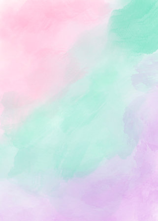 Aesthetic Beautiful Water Color Backgroundの写真素材