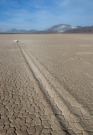 Racetrack Playa in Death Valley National Park. USA.の写真素材