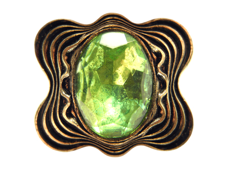 Brooch on white backgroundの写真素材