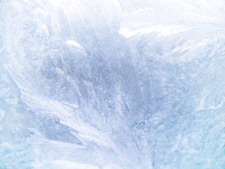 Ice on a window, background