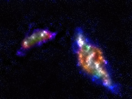 Beautiful nebula background