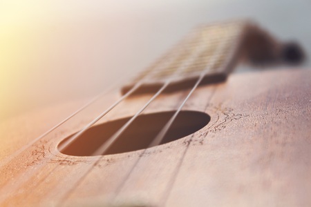 Ukulele guitar background