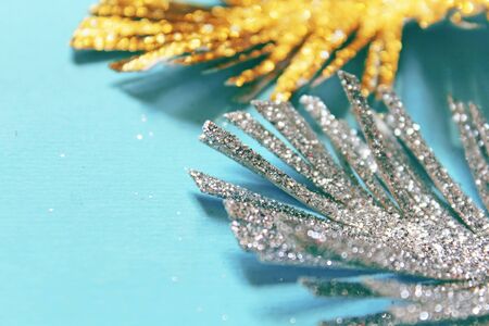 Colorful shining paper feathers, backgroundの写真素材