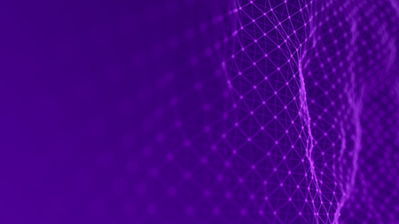 Blockchain technology background. Block chain network concept.