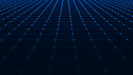 Abstract technology perspective background. Big data visualization