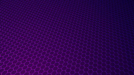 Blockchain technology background. Block chain network concept.の写真素材