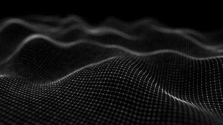 Abstract technology background. Network connection structure. Science background. Big data digital background. 3d rendering.の写真素材