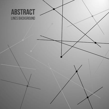 Abstract connecting dots and lines. Vector illustration. Technology background. Background technology gradient.のイラスト素材