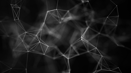 Abstract digital background. Big data visualization. Network connection structure. Science background.の写真素材