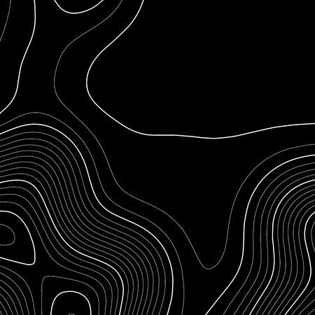 Topographic map background. Grid map. Vector illustration .のイラスト素材