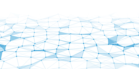 Abstract technology background with connecting dots and lines. Network concept. Data technology.のイラスト素材