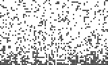 Abstract pixel gradient background. Geometric mosaic background. Vector Illustration.のイラスト素材