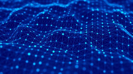 Network connection structure. Abstract technology background. Science background. Big data digital...