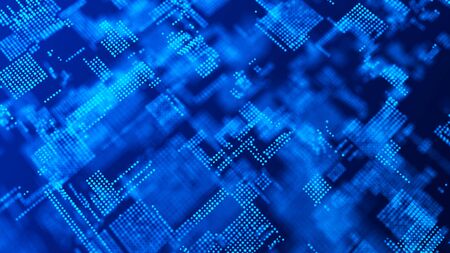 Digital background whith matrix. Abstract background of many particles.の写真素材