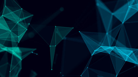 network connection structure. science background. Abstract digital background. Big data...