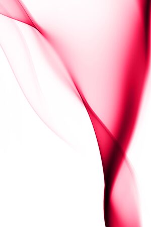Red smoke on white backgroundの写真素材