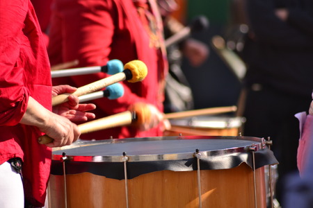 drum and drumsticksの写真素材